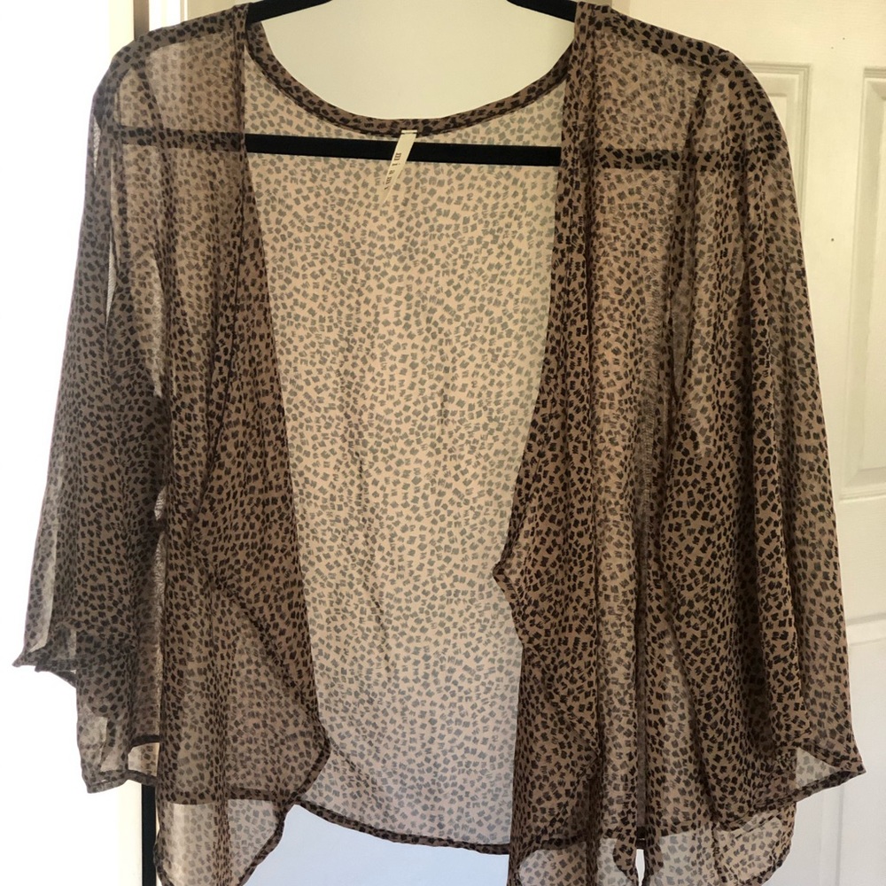 Sheer cardigan